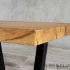 Stół ze starego drewna na podstawie z profili No. 428